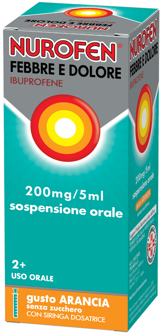 Nurofen Febbre e Dolore Sospensione Orale 200mg/5ml - 100ml